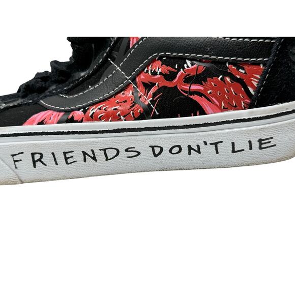 Vans x Stranger Things SK8-Hi Reissue Shoes Friends Don’t Lie M 5.5 W 7 - Picture 7 of 9